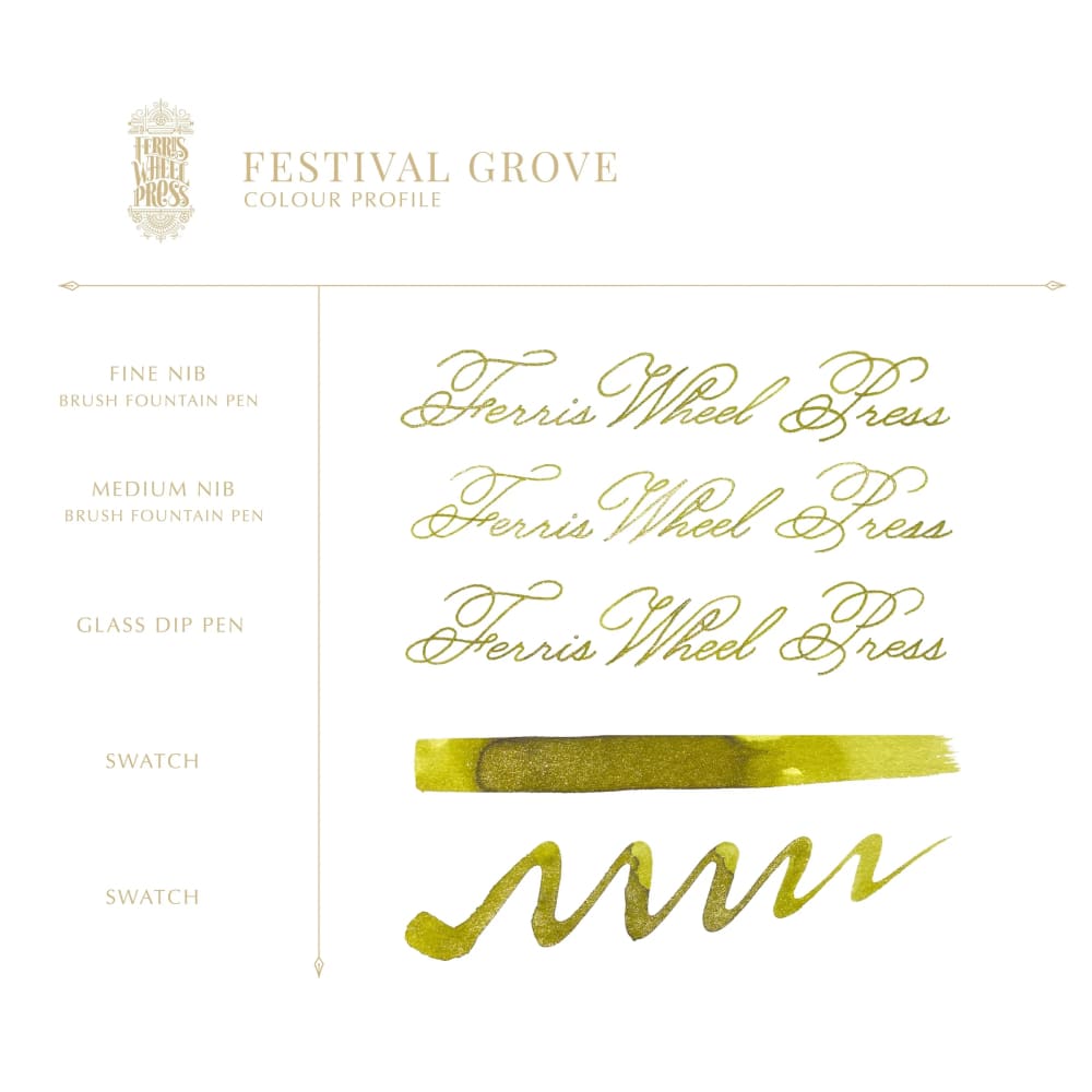 10ml Fountain Pen Ink - Festival Grove - Ink
