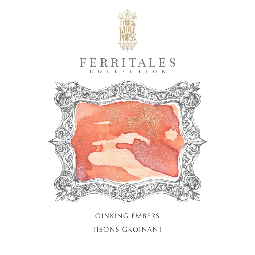 10ml Fountain Pen Ink - Oinking Embers - Ink