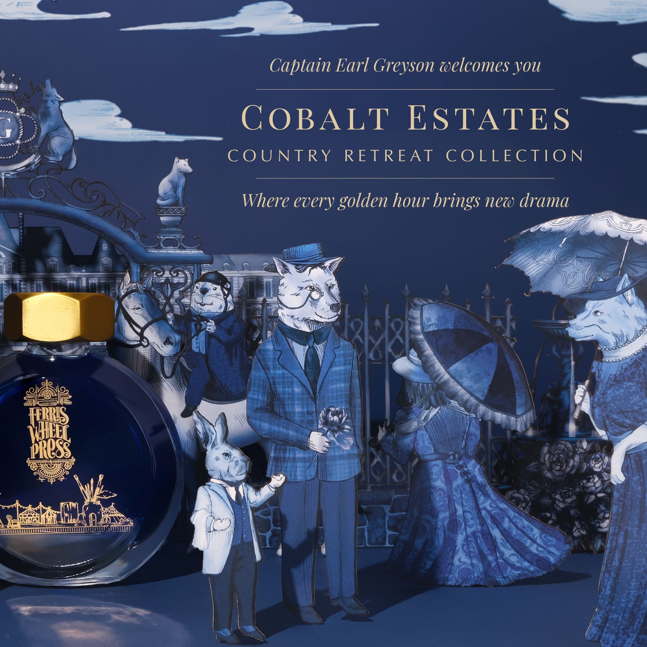 Inchiostro per penna stilografica 10ml - Cobalt Estates