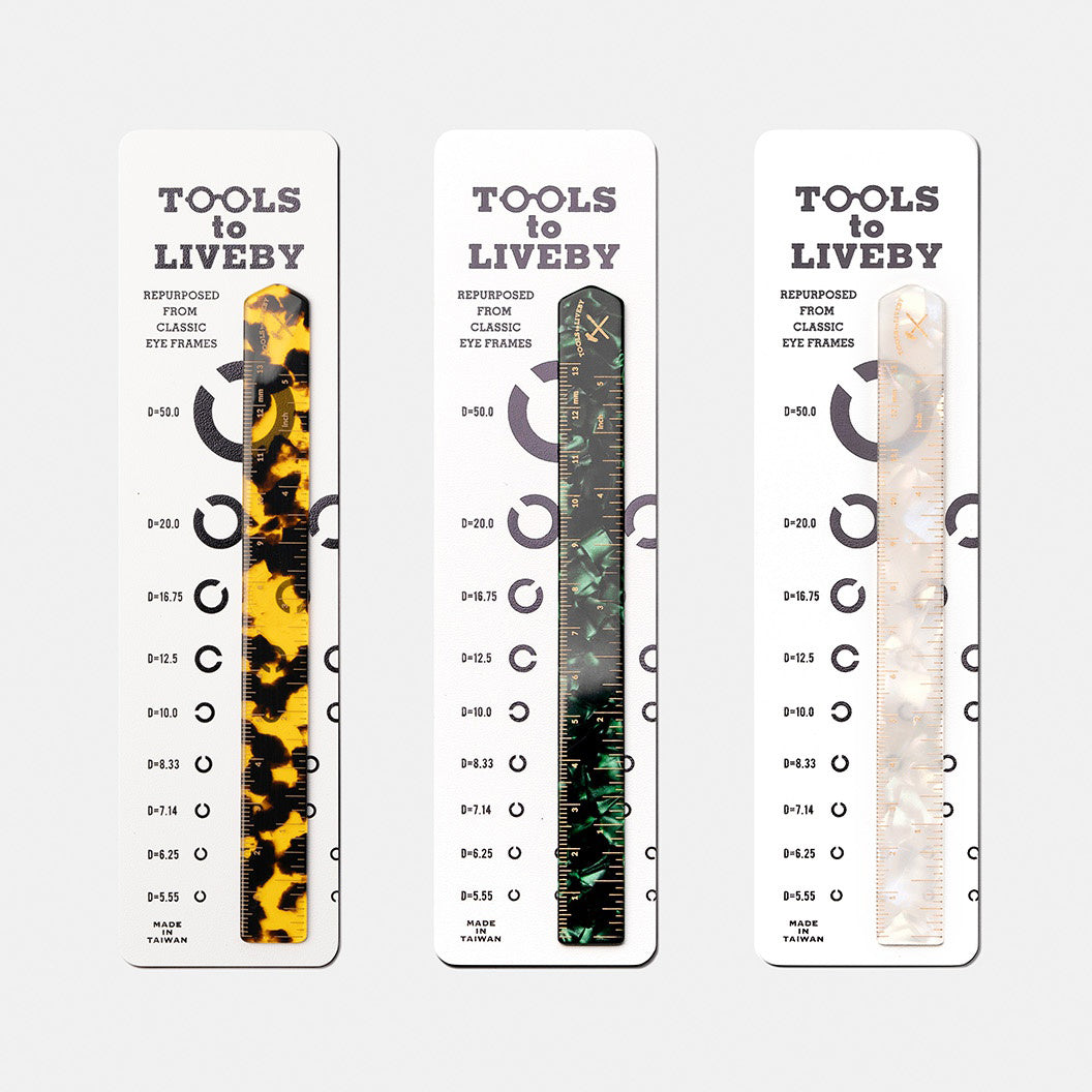 Righello esetato / avana bianca