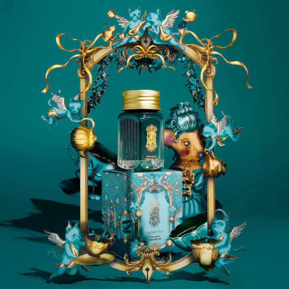 28ml Calligraphy Ink - Teatime Teal - Ink