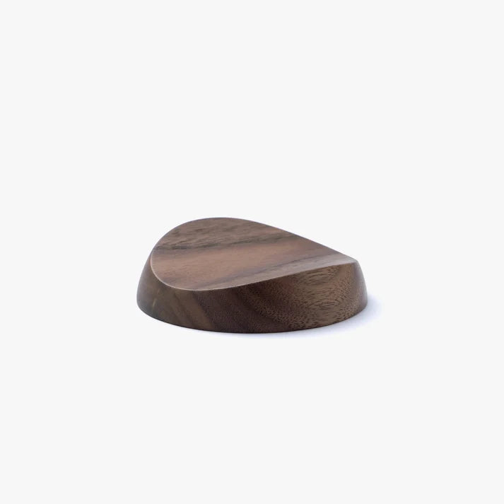 Poggiapenne Kakimori Walnut, poggiapenne rotondo in legno