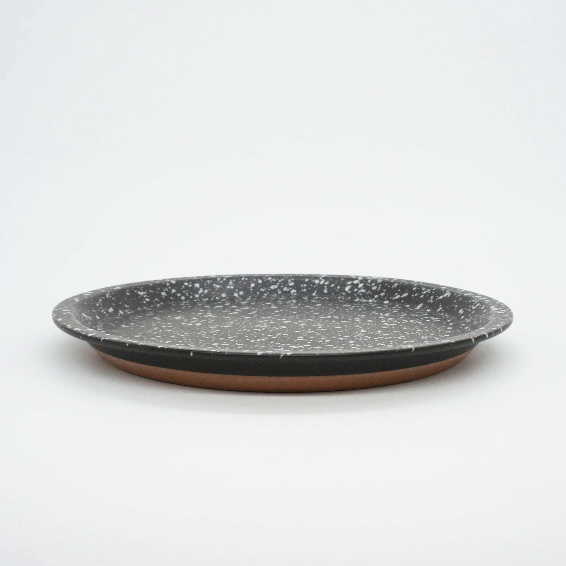 CHIPS PLATE L - splash black-white