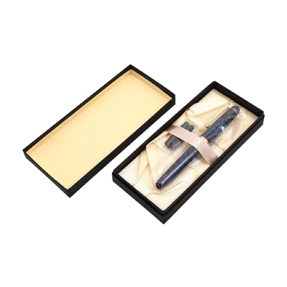 Acetate Blue Marble Fountain Pen - Fountain Pen