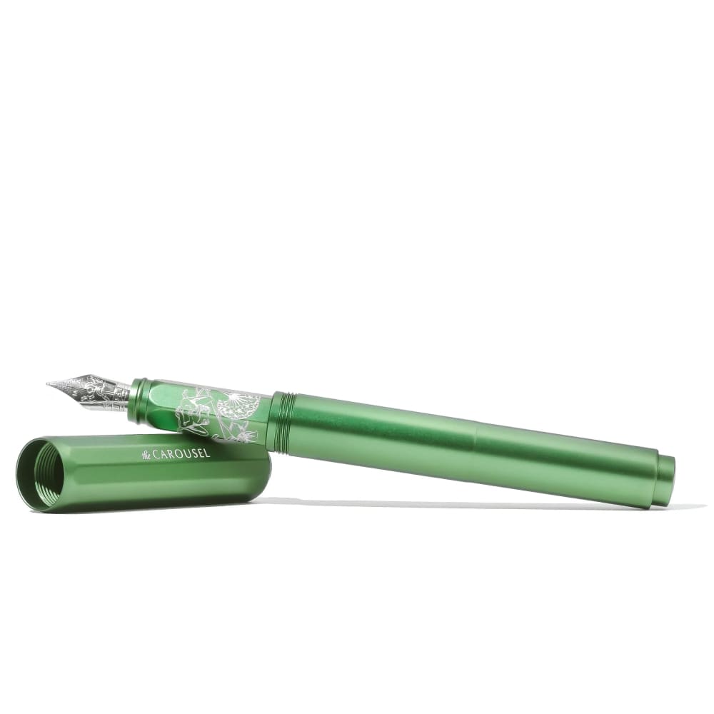 Aluminum Carousel - Book of Botany - Fine - Fountain Pen