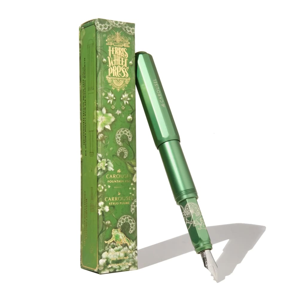 Aluminum Carousel - Book of Botany - Medium - Fountain Pen