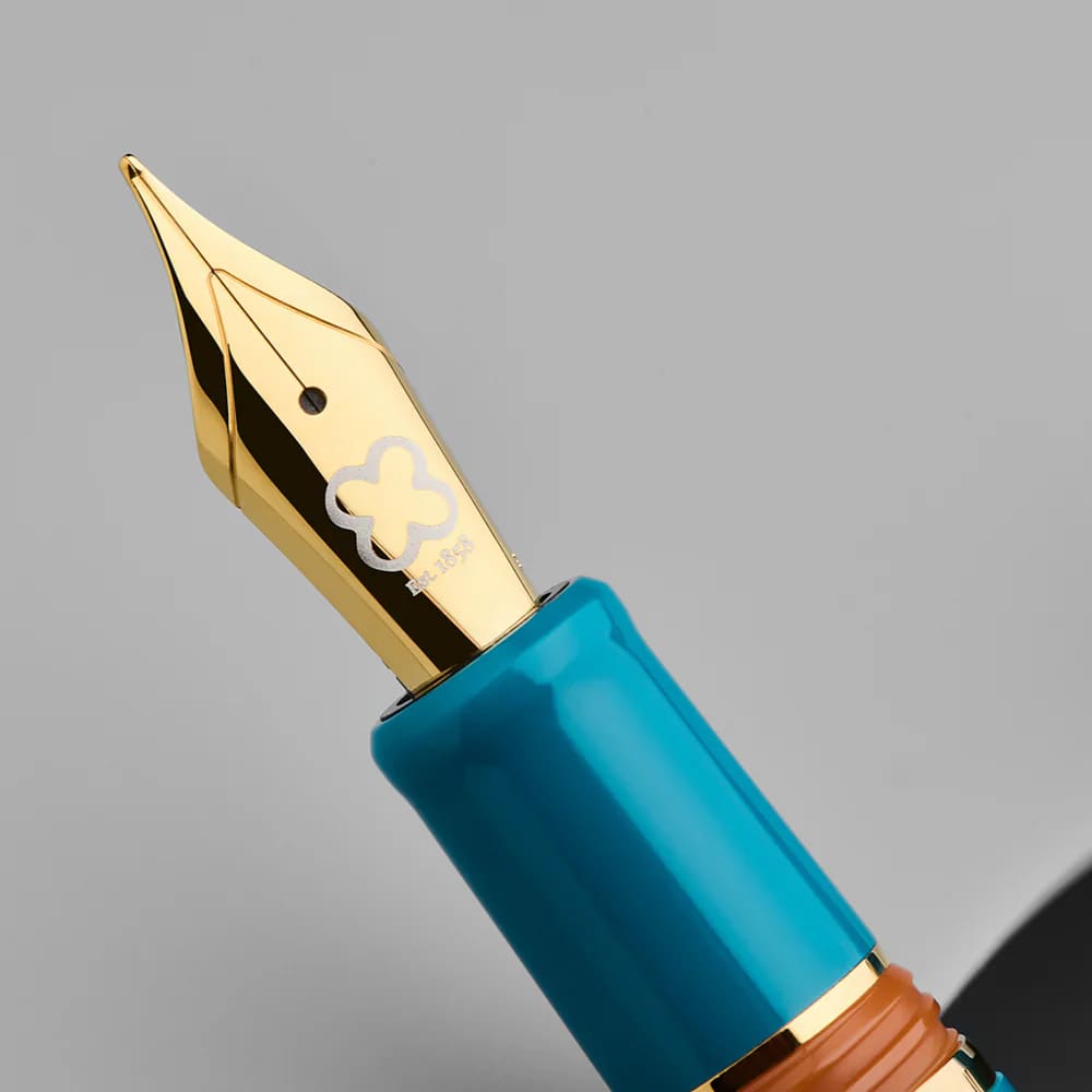 Back to the Lands Estie Fountain Pen / Funky Lake / Gold