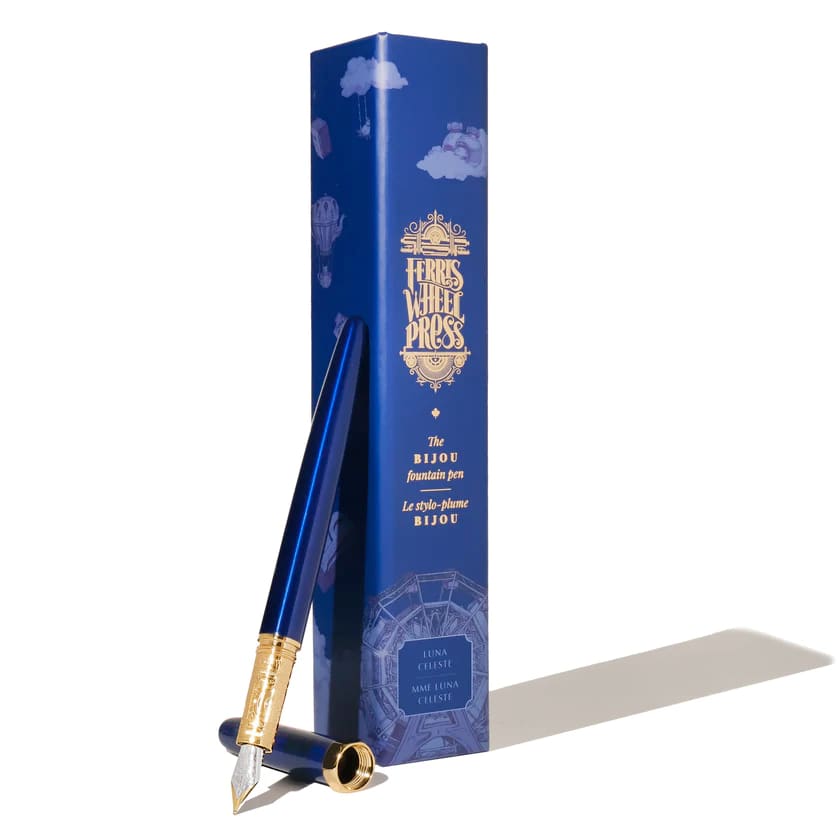 Penna stilografica Bijou - Luna Celeste - Fine