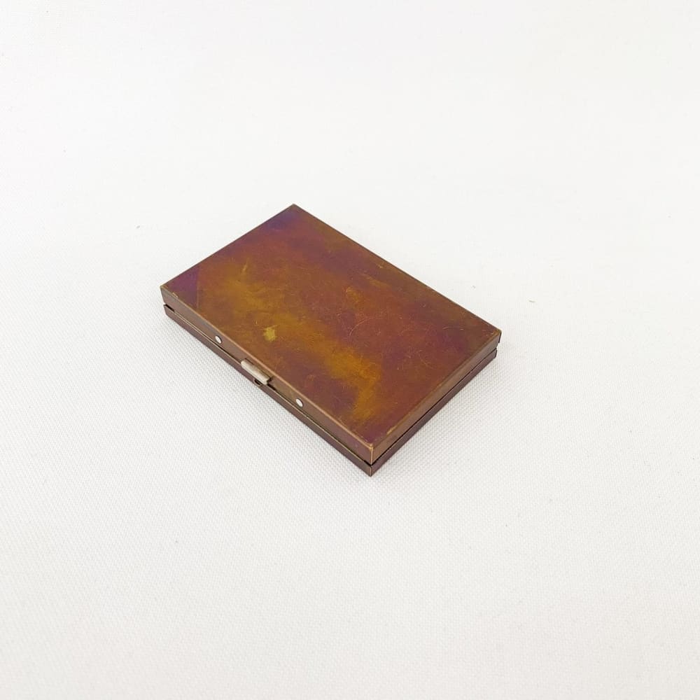 BRASS CARDCASE RUST - Cardcase