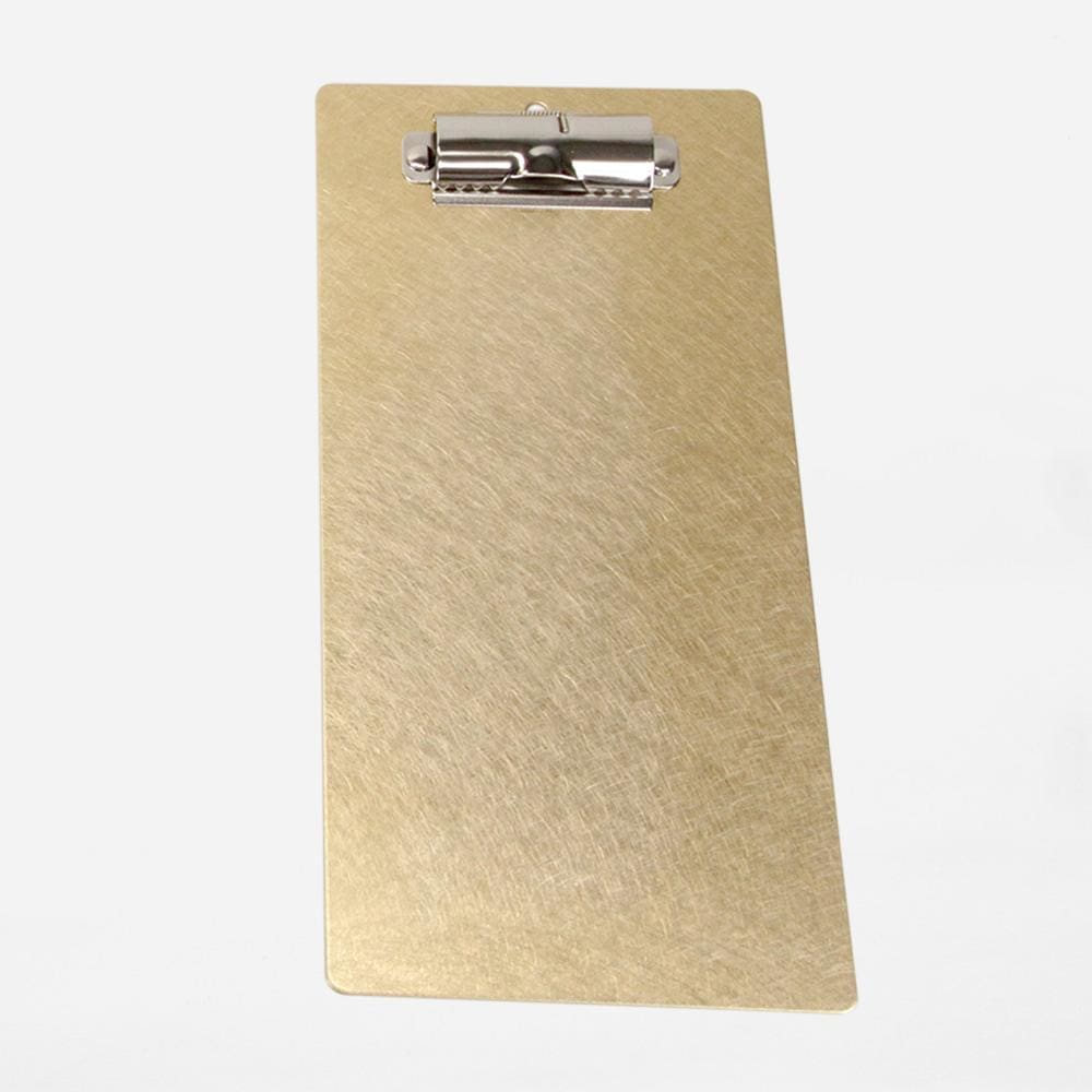 BRASS CLIP BOARD SOLID - Clip Board