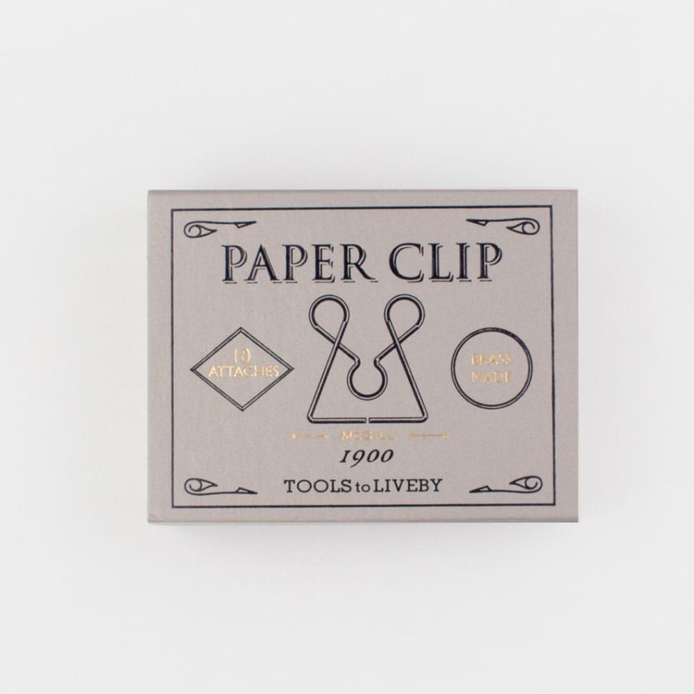 Clip - GY McGill - 10 pezzi per scatola - Ottone
