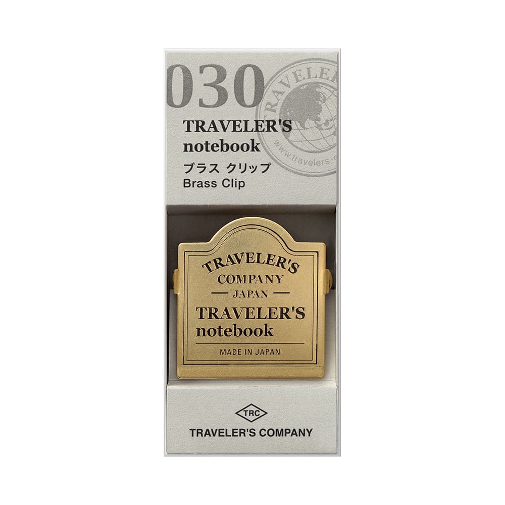 TRAVELER'S notebook Brass Clip TRC Logo - The Outsiders