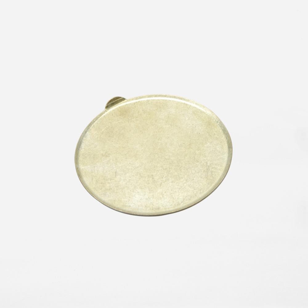 BRASS GRIP CIRCLE PLATE SOLID BRASS - Plate