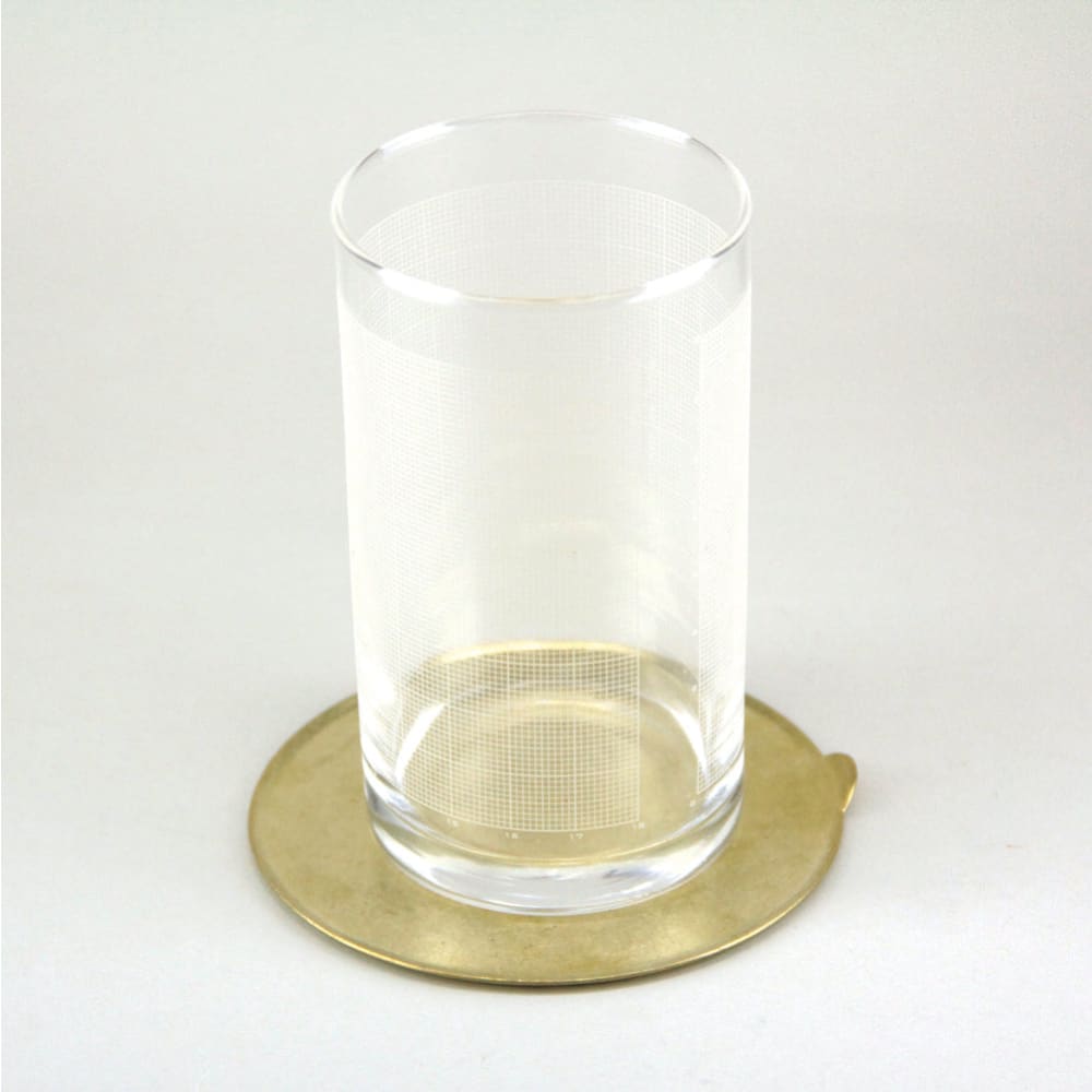 BRASS GRIP CIRCLE PLATE SOLID BRASS - Plate