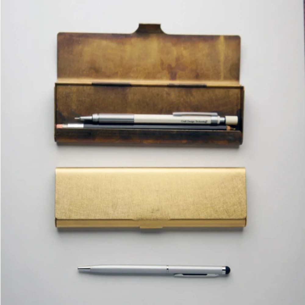 BRASS PEN CASE RUST - Pen Case