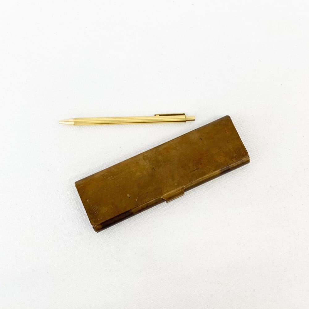 BRASS PEN CASE RUST - Pen Case