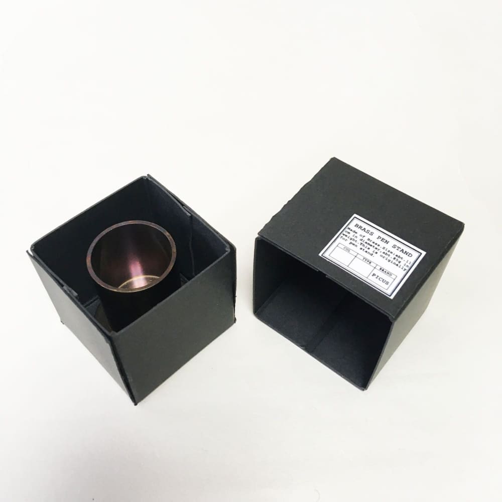 BRASS PEN STAND 02 RUST - Pen Stand