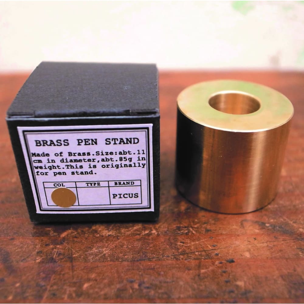 BRASS PEN STAND RUST - Pen Stand