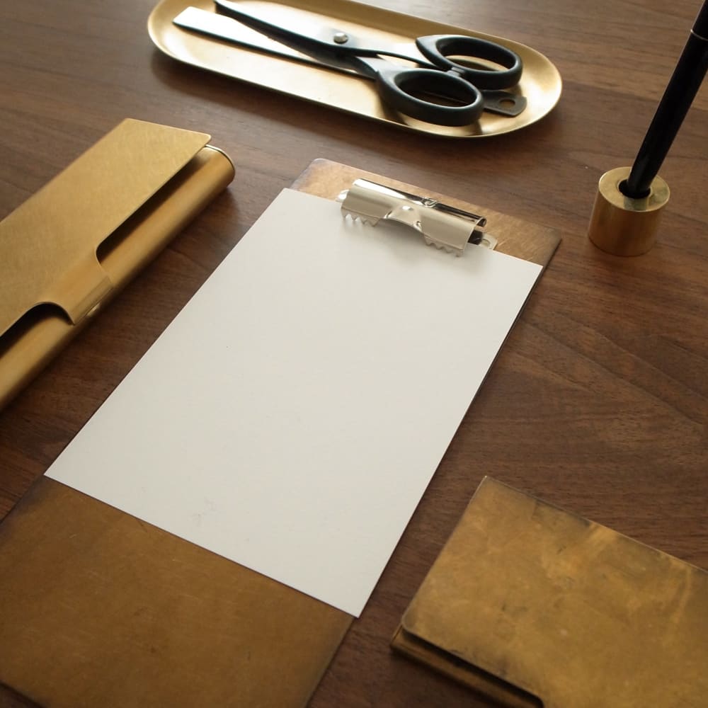 BRASS PEN STAND SOLID - Pen Stand