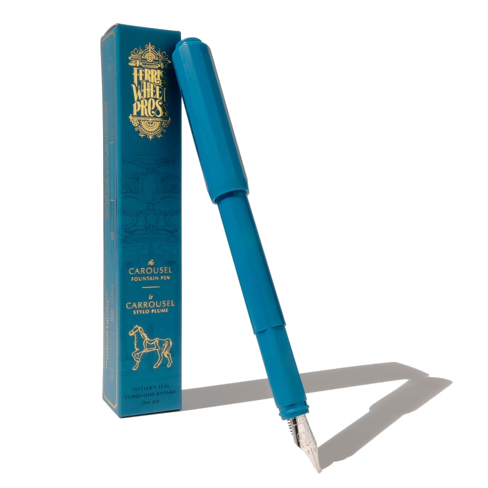Carousel Pen - Fine - Tattler’s Teal - Fountain Pen