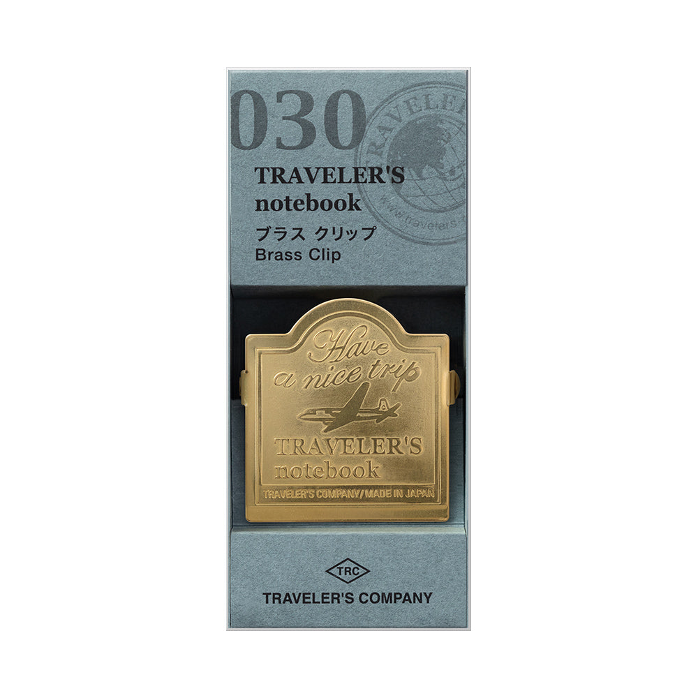 TRAVELER'S notebook Clip in ottone Aeroplano