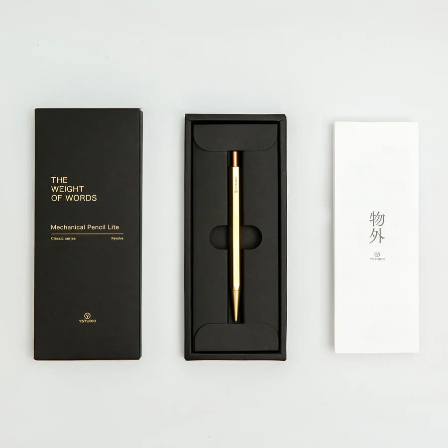 【Classic Revolve - Mechanical Pencil Lite】Brass - Pencil
