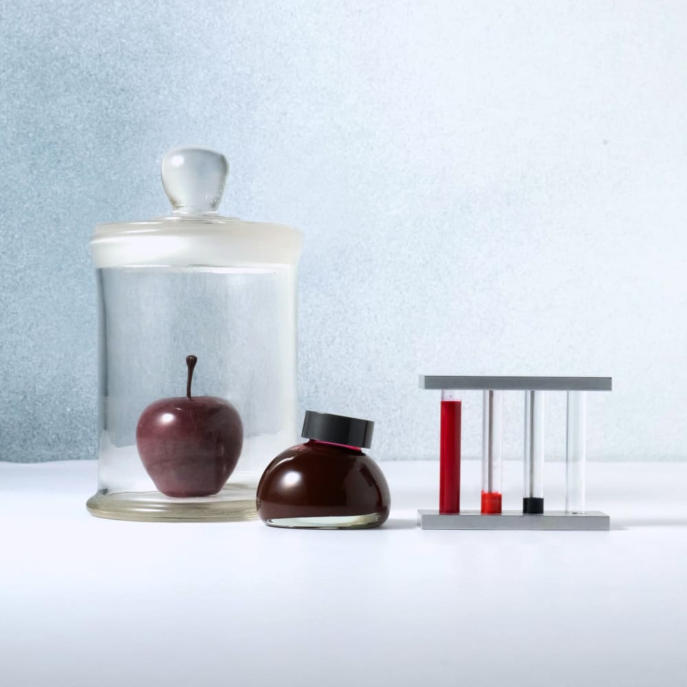 Colour specimen - Mum’s apple pie - Ink