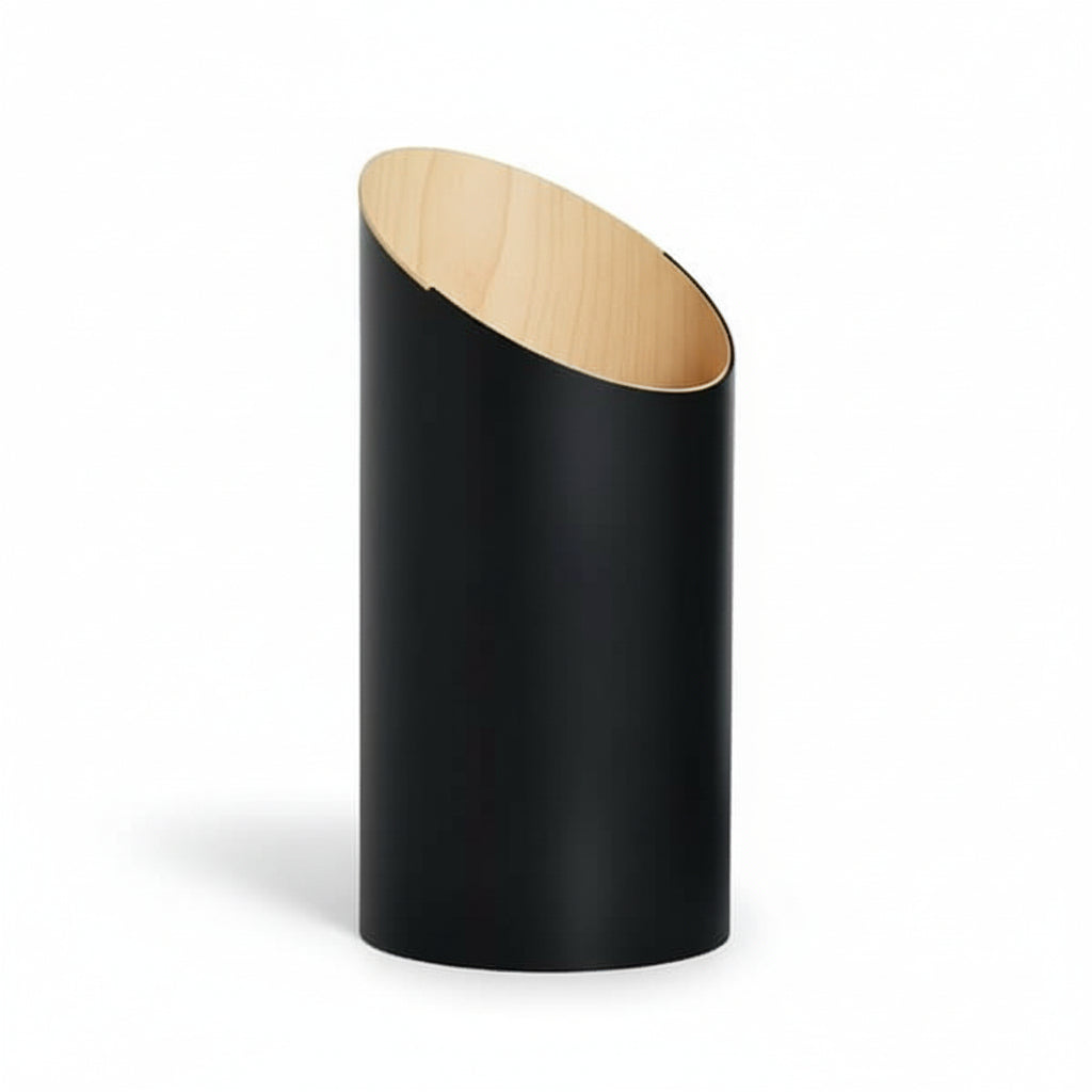 CONTENITORE SWING (M) Coperchio nero / acero duro