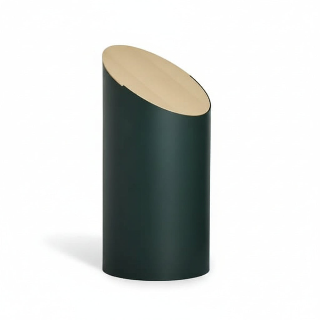 CONTENITORE SWING (M) Coperchio verde / acero duro