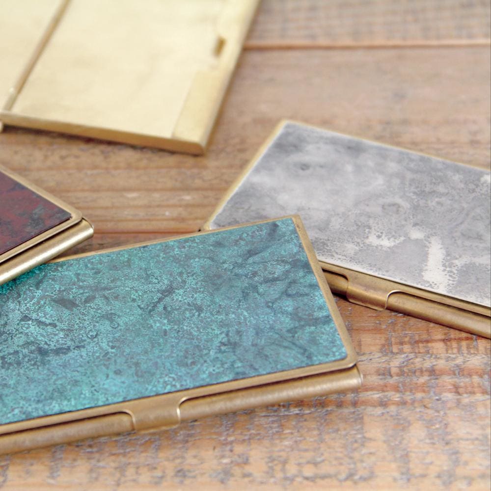 CORROSION BRASS CARD CASE HANMON JYUNGIN - Cardcase