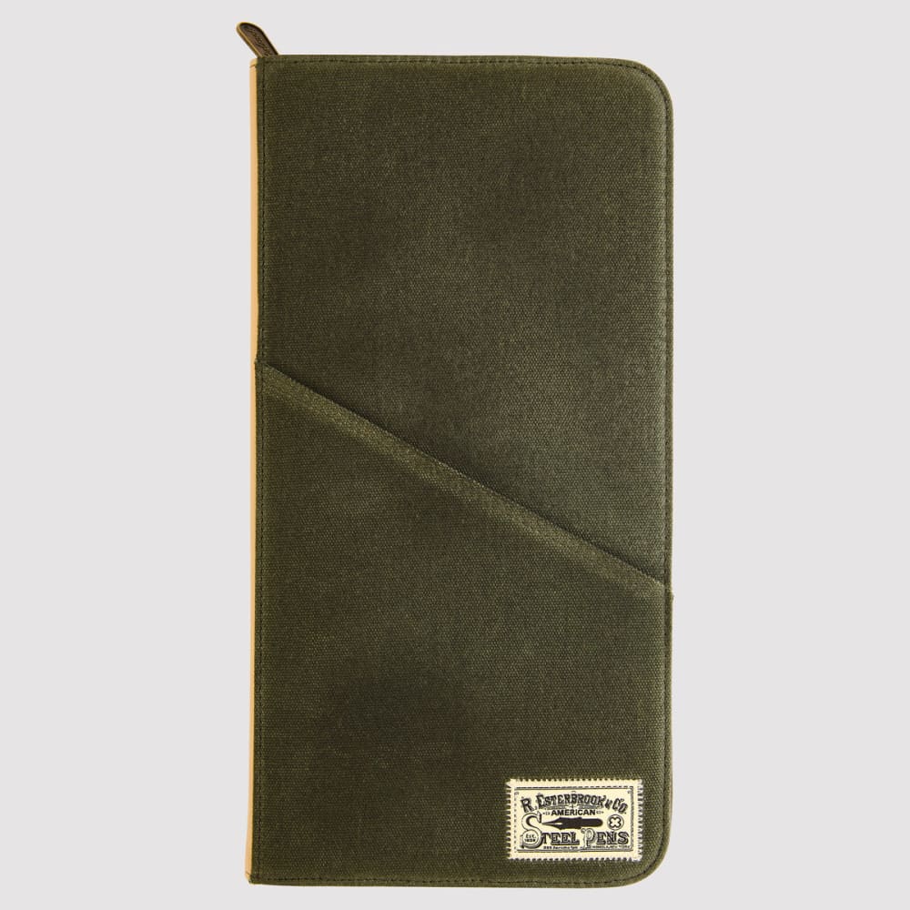 Esterbrook 40 pc zipper pen case - Army Green - Fountain Pen