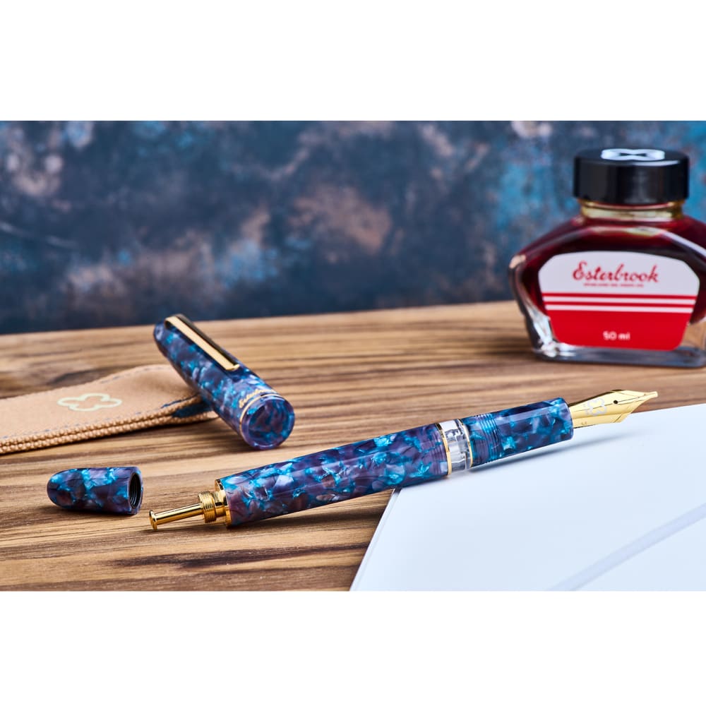 Esterbrook Blue Moon Estie Piston Button Model - M