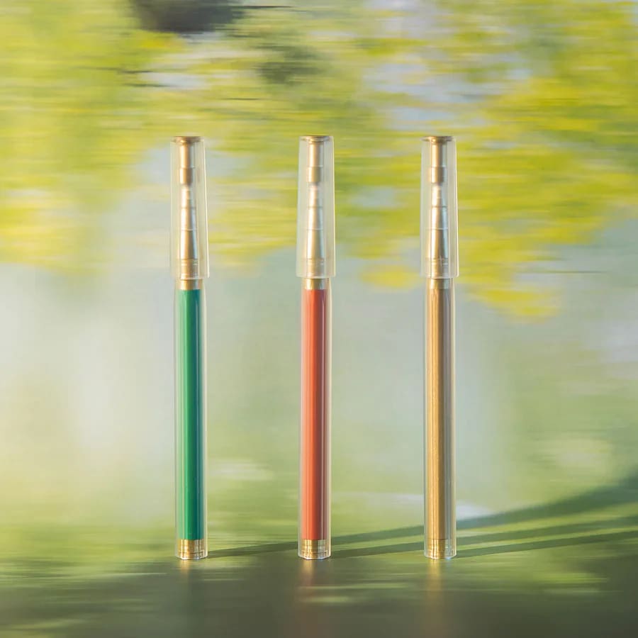 Glamour Evolve - Elemental Rollerball Pen - Clear Green