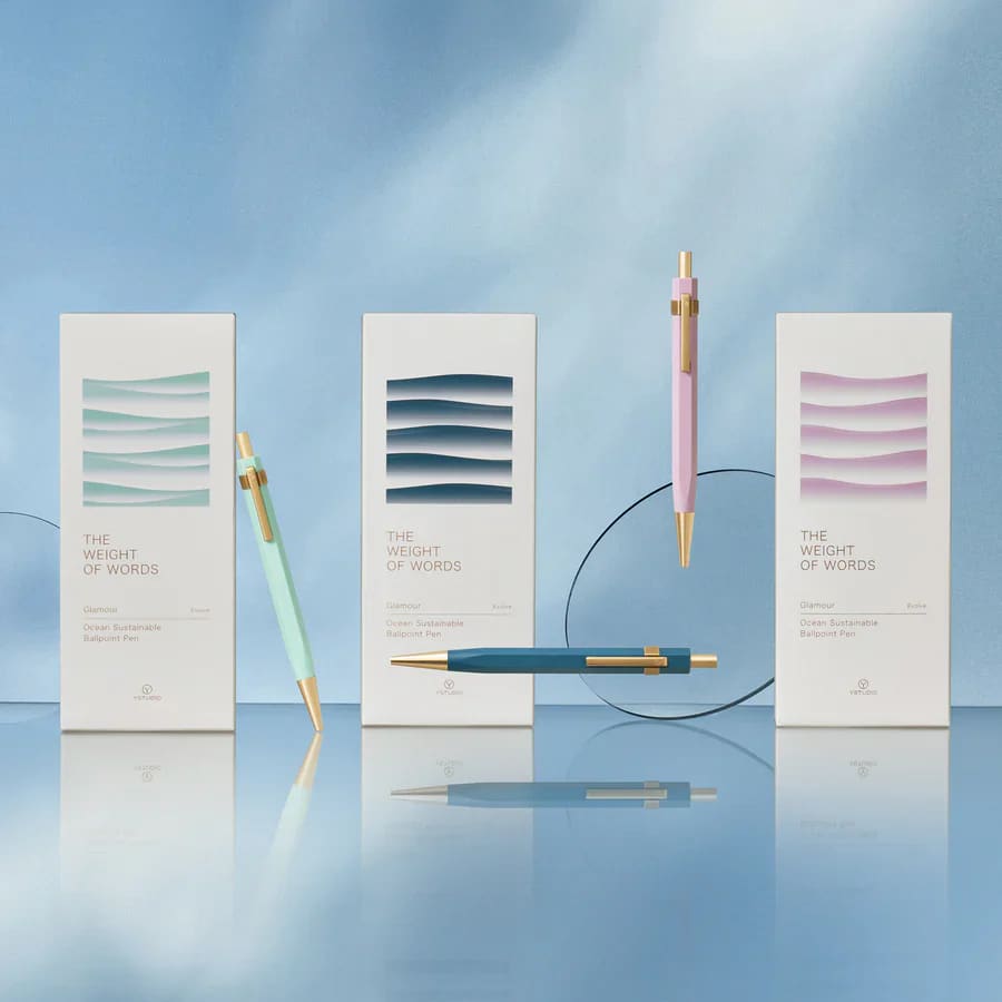 Glamour Evolve - Ocean Sustainable Ballpoint Pen (Evening