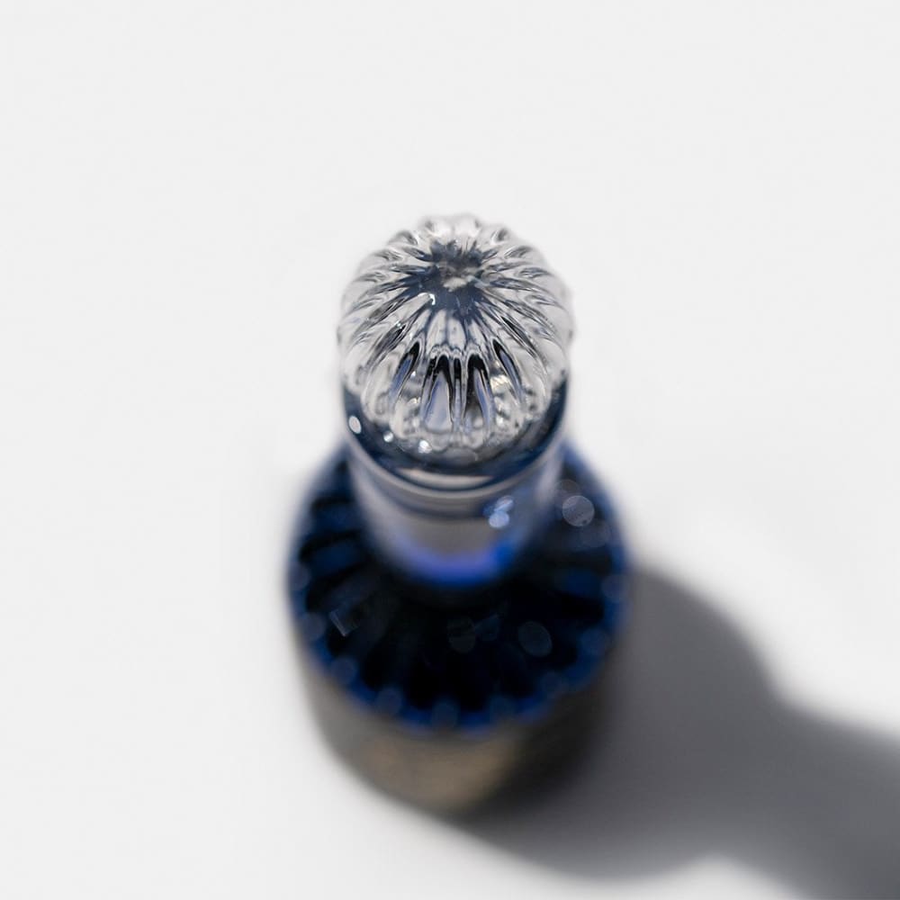 glass bottle ink / blue black - Ink