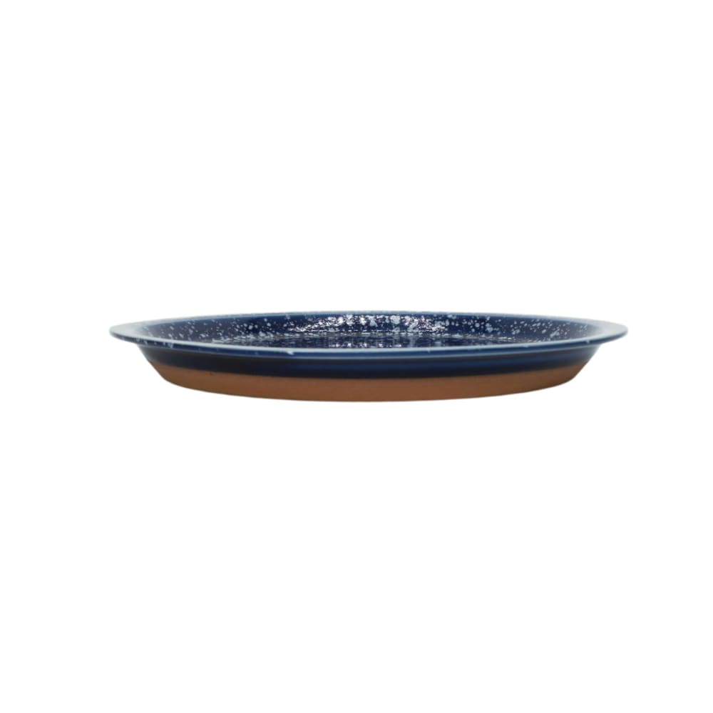 CHIPS PIATTO L - spruzzo blu navy-bianco