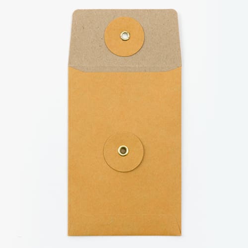 KRAFT ENVELOPE <S> Vertical with String Orange - The Outsiders