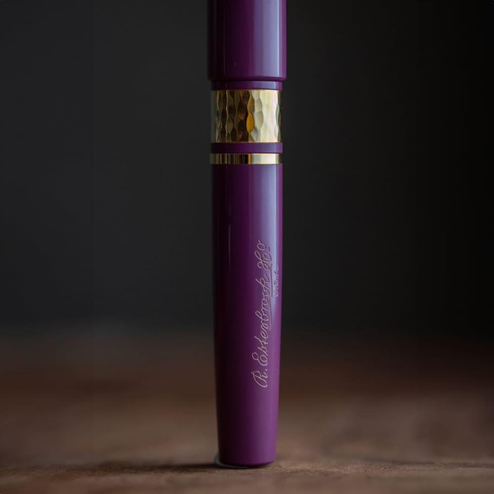 Model J Blackberry Ebonite with Gold trim - Medium