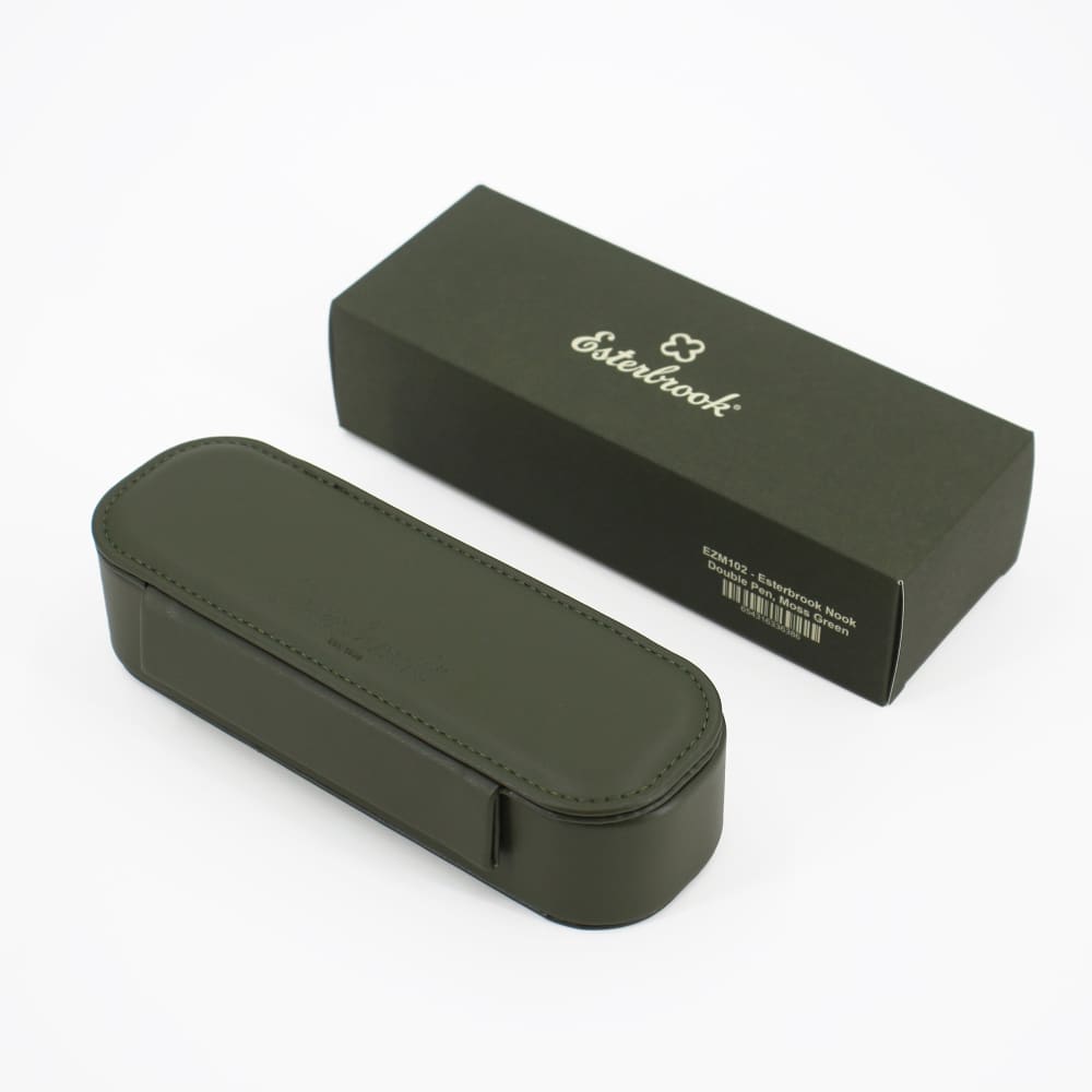 Angolo Verde Muschio - Astuccio per Due Penne