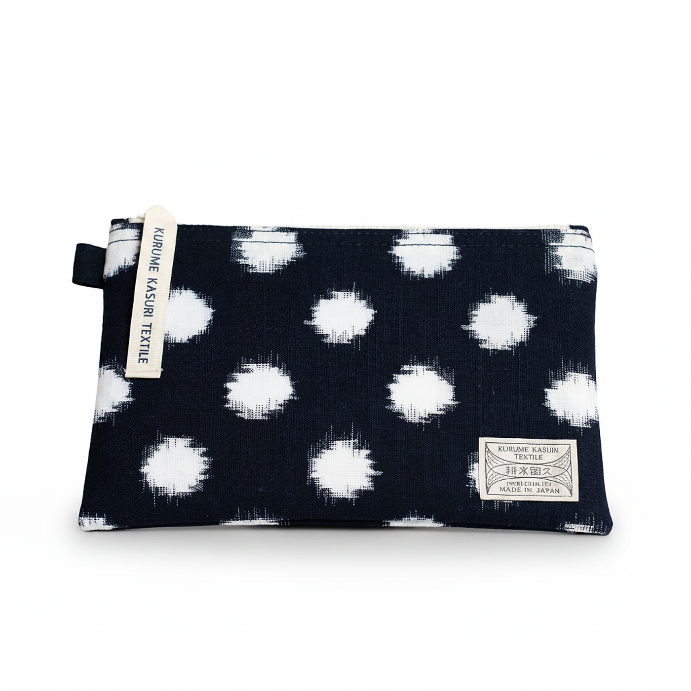 Marsupio M Dot blu navy/bianco
