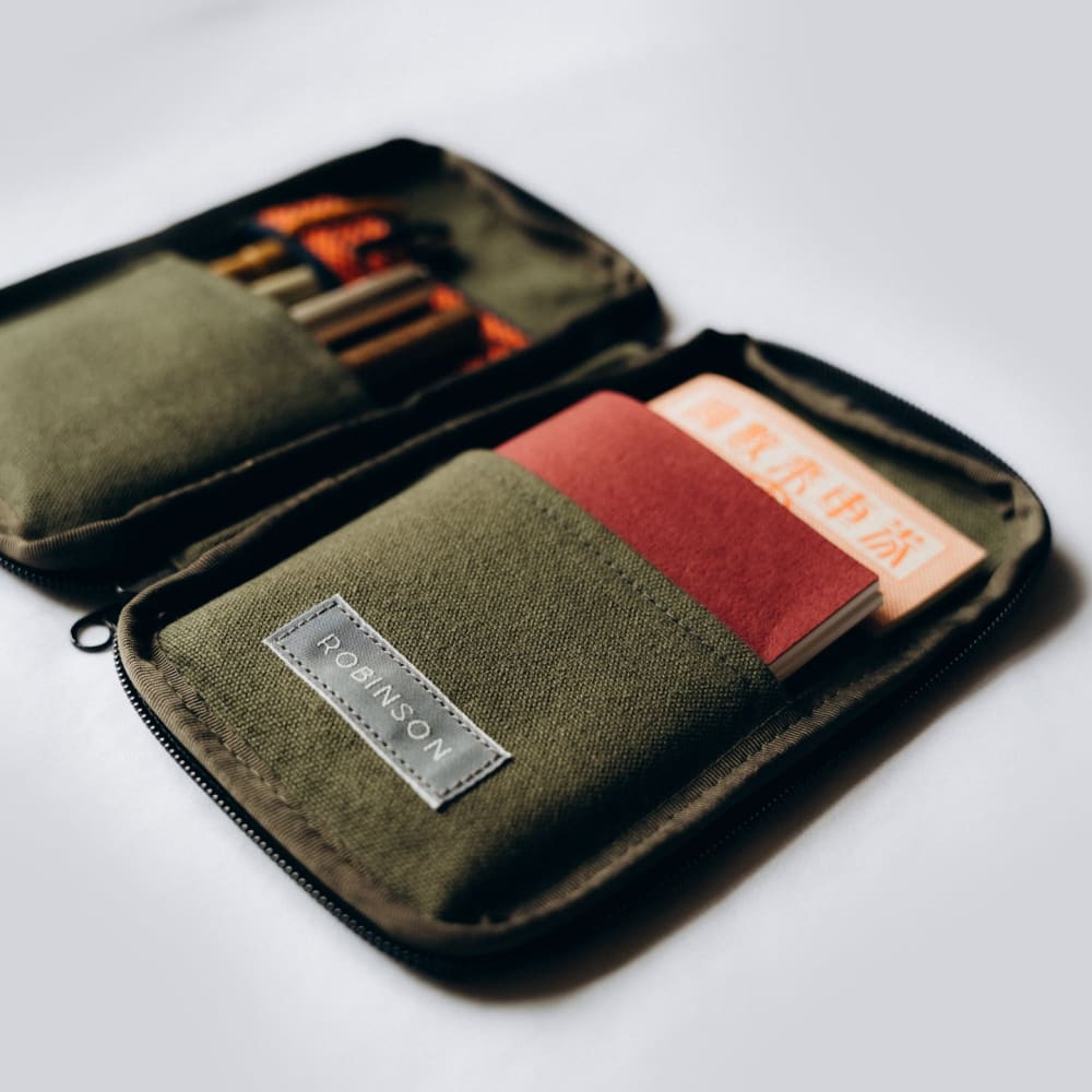Pencil case ANYTHINGxROBINSON Green - Pouch