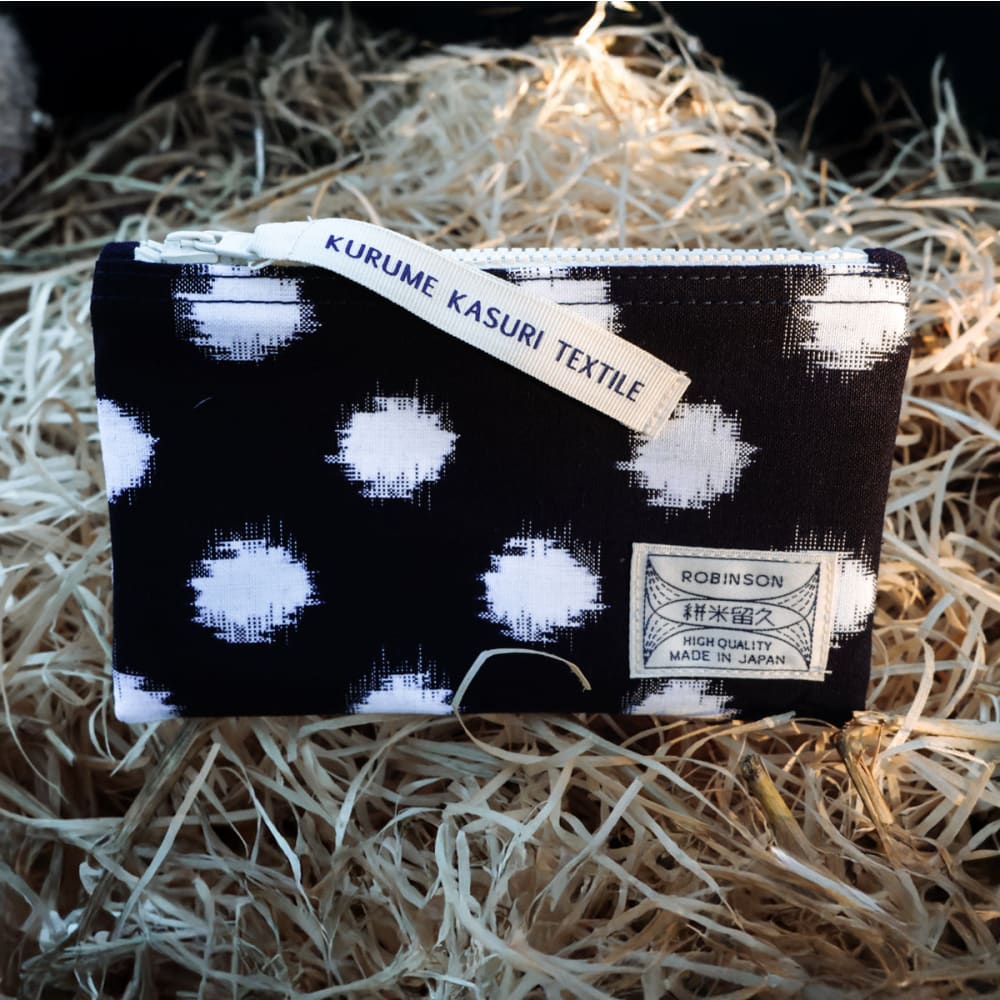 Pouch M Dot Navy/White - POUCH