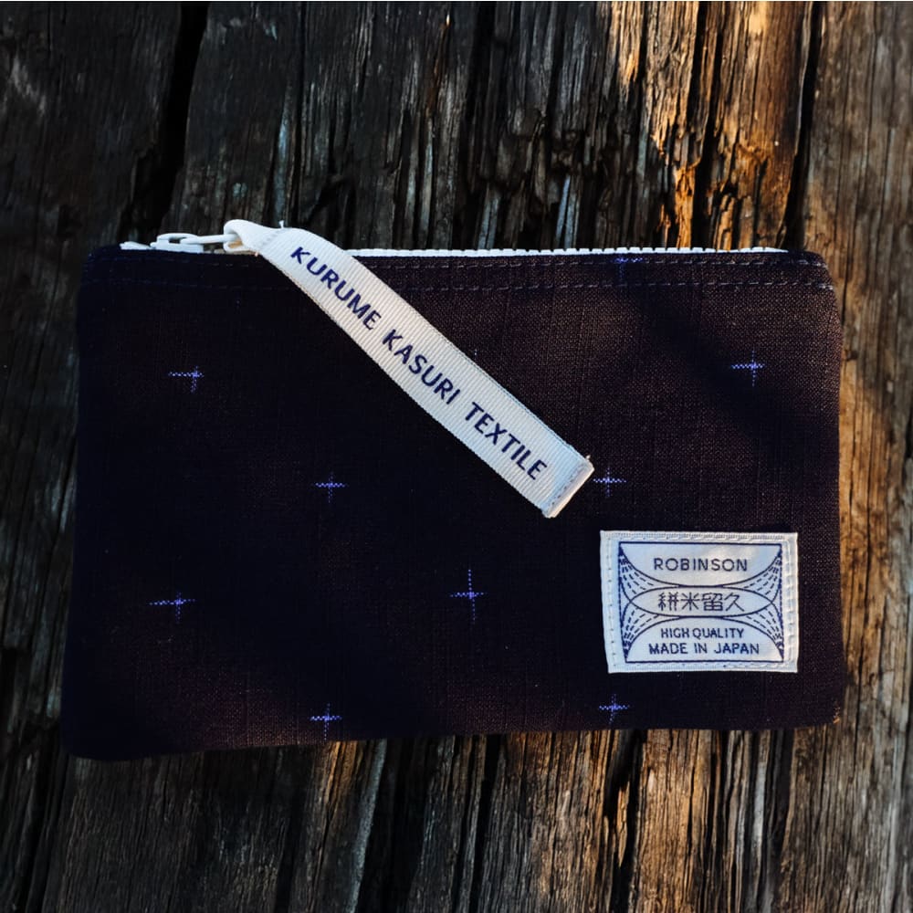 Pouch M Small cross Navy/Blue - POUCH