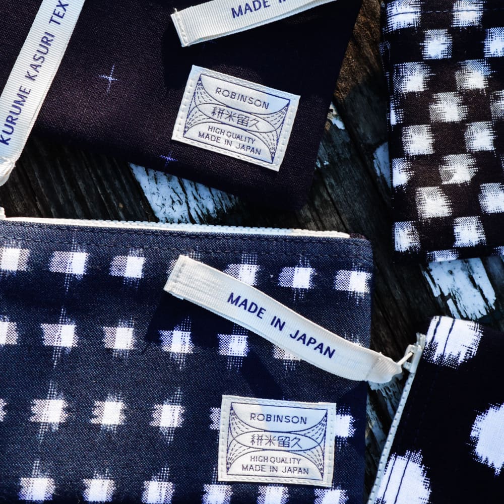 Pouch S Check Navy/White - POUCH