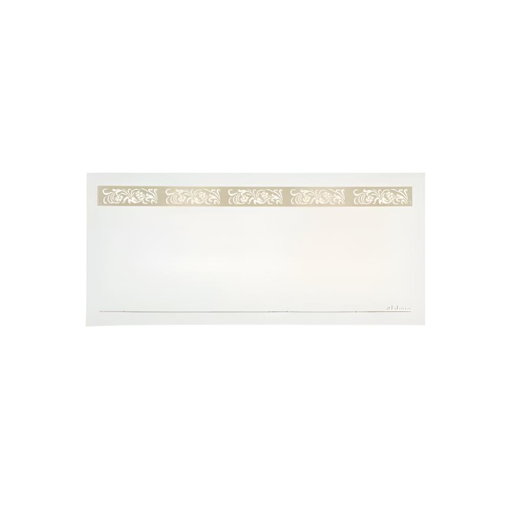 Single note Floral Sepia - Letter and Envelope