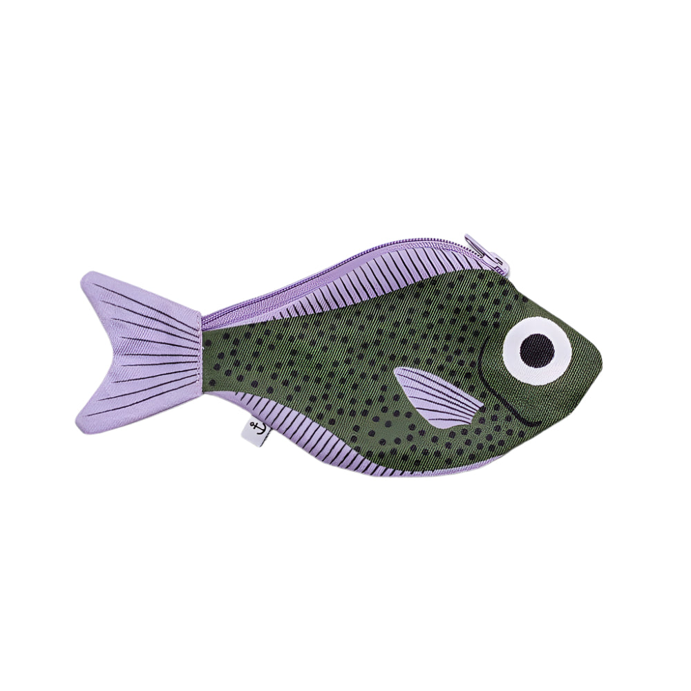 Sweeper fish green - purse - Pen Case