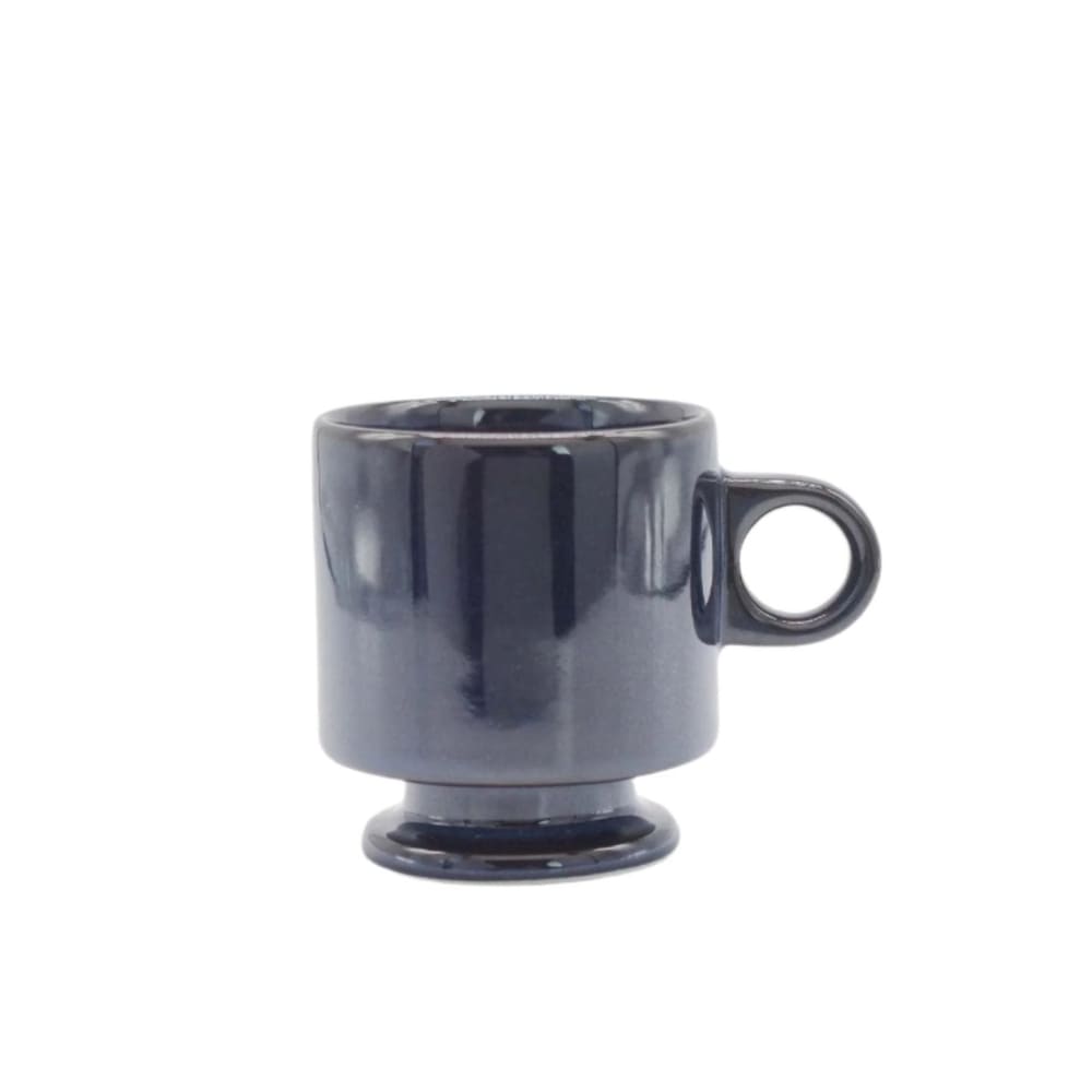 Tazza impilabile con piede Smith - blu scuro