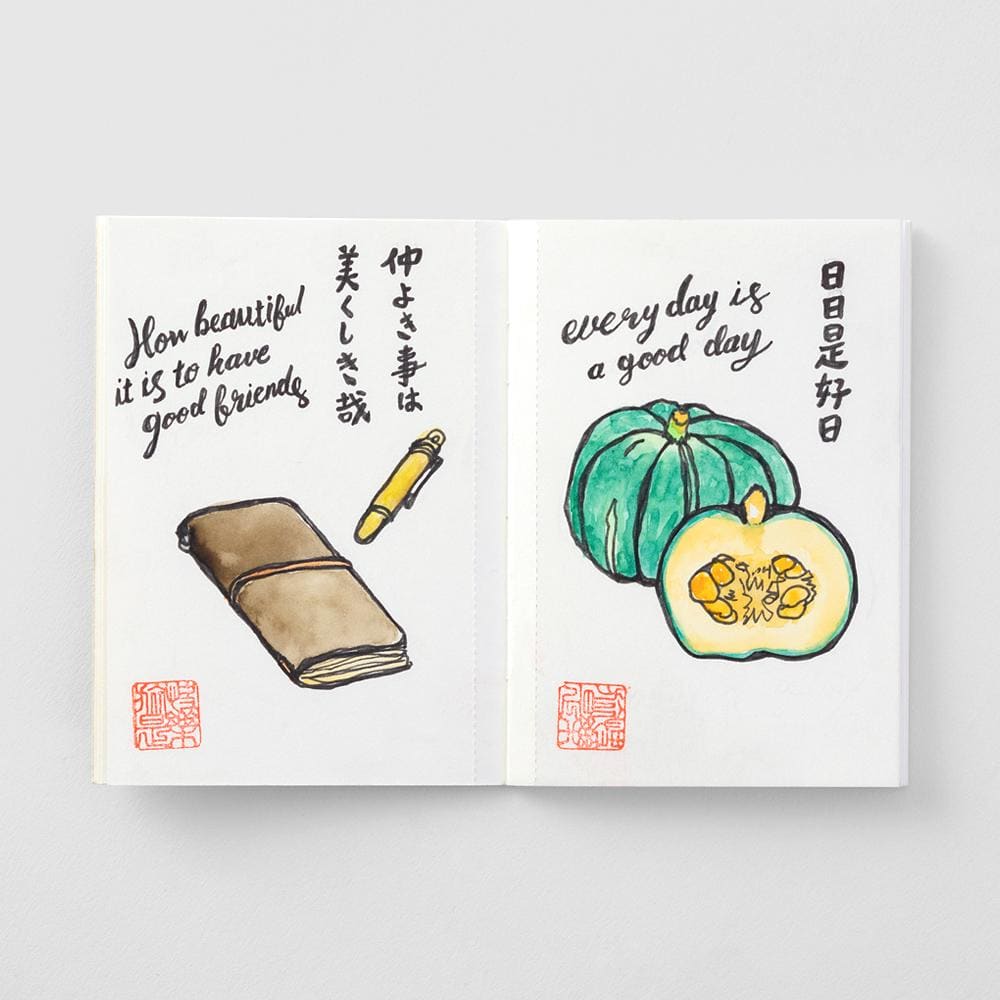 TRAVELER’S notebook Passport Size Refill Watercolor Paper -