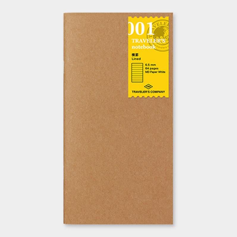 TRAVELER’S notebook Refill Lined notebook 001 - Paper Refill