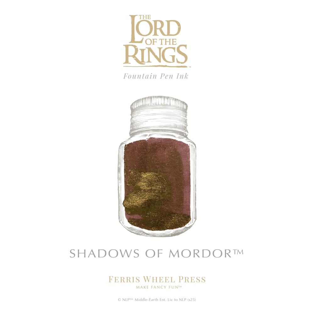 WB Fountain Pen Ink 10mL - Lord of the Rings - LR / Shadows